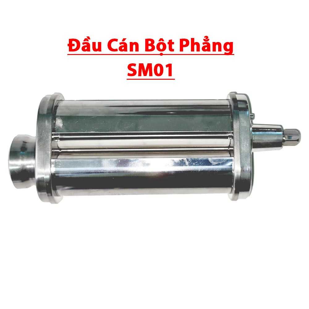 Phụ kiện Đầu cán bột phẳng làm bánh sử dụng cho máy nhồi trộn bột SM01