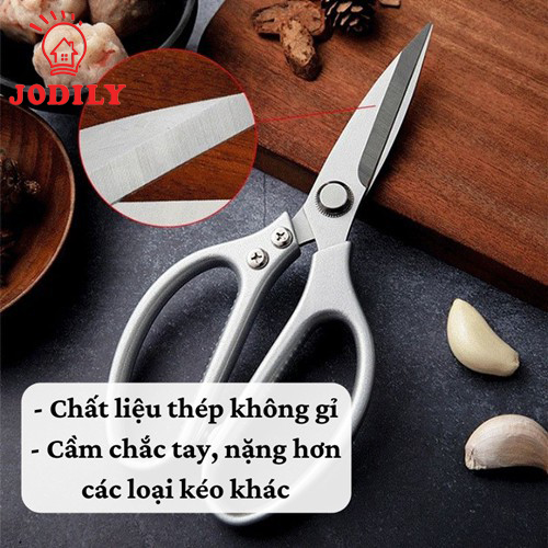  Kéo Nhật Nhà Bếp Cắt Gà Cắt Đồ Đa Năng Jodily - Hàng Chính Hãng 