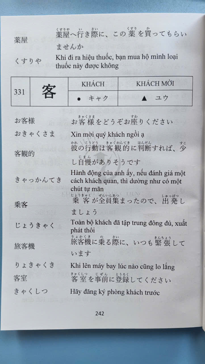 SÁCH TIẾNG NHẬT KANJI, ĐẶT CÂU TỪ VỰNG, LUYỆN VIẾT KANJI