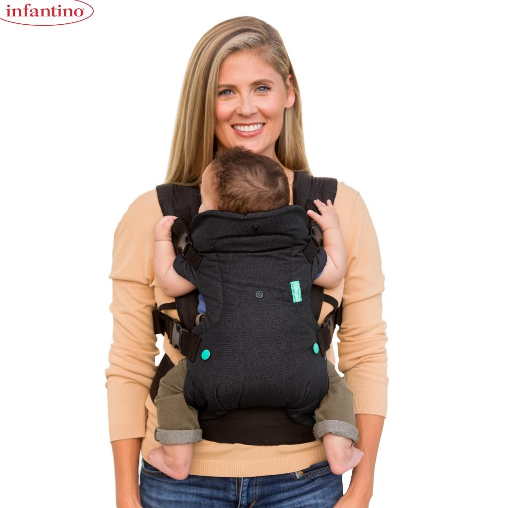 Địu Em Bé Đa Năng 4 Tư Thế INFANTINO - Flip 4-in-1 Convertible Carrier W/Handle