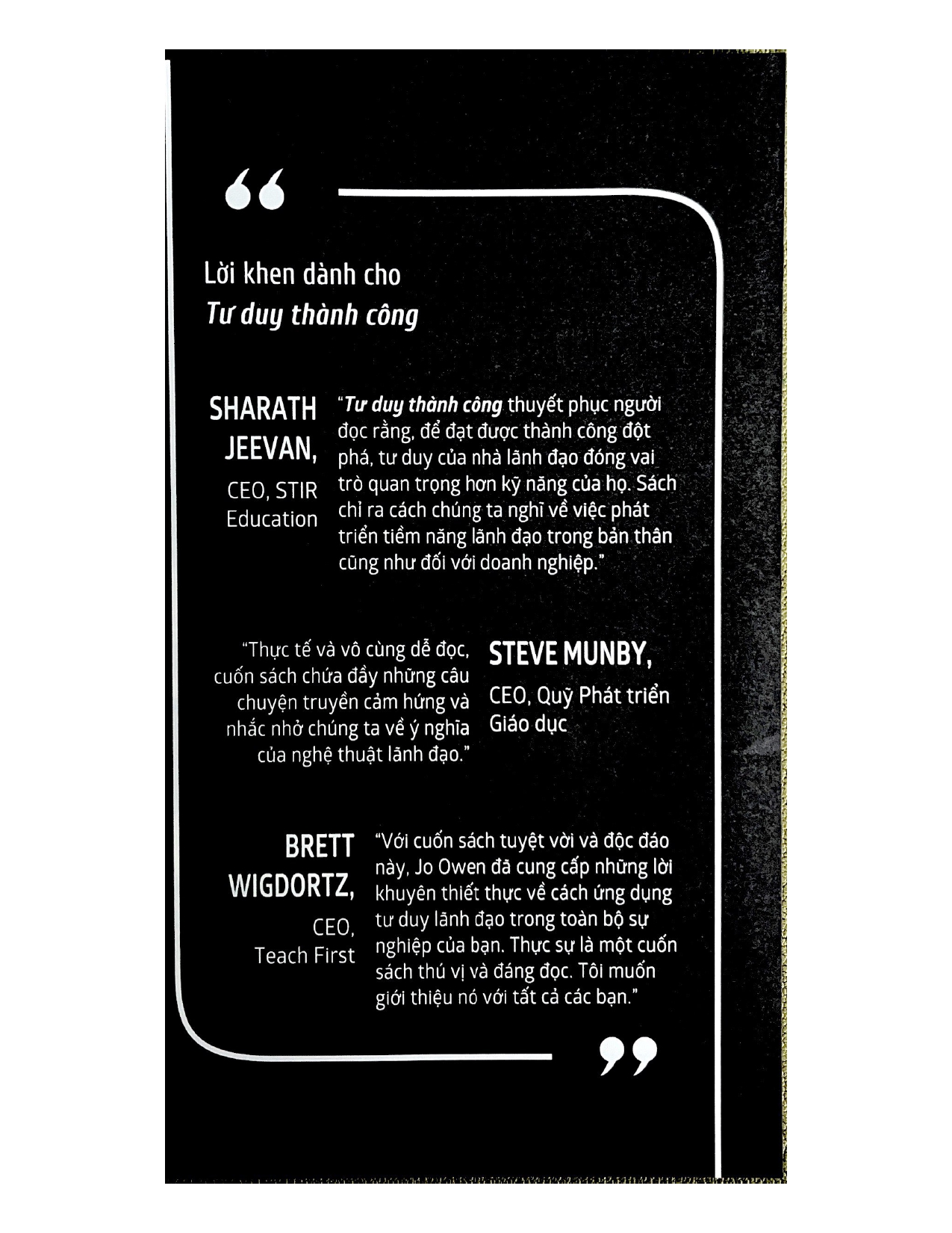 Tư Duy Thành Công - Vanlangbooks