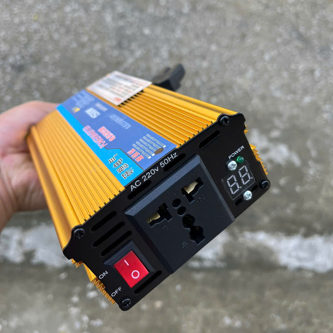 Bộ kích điện 48V–60V lên 220V | 1500W – Sẵn giắc xe đạp điện, dùng ngay khi mất điện