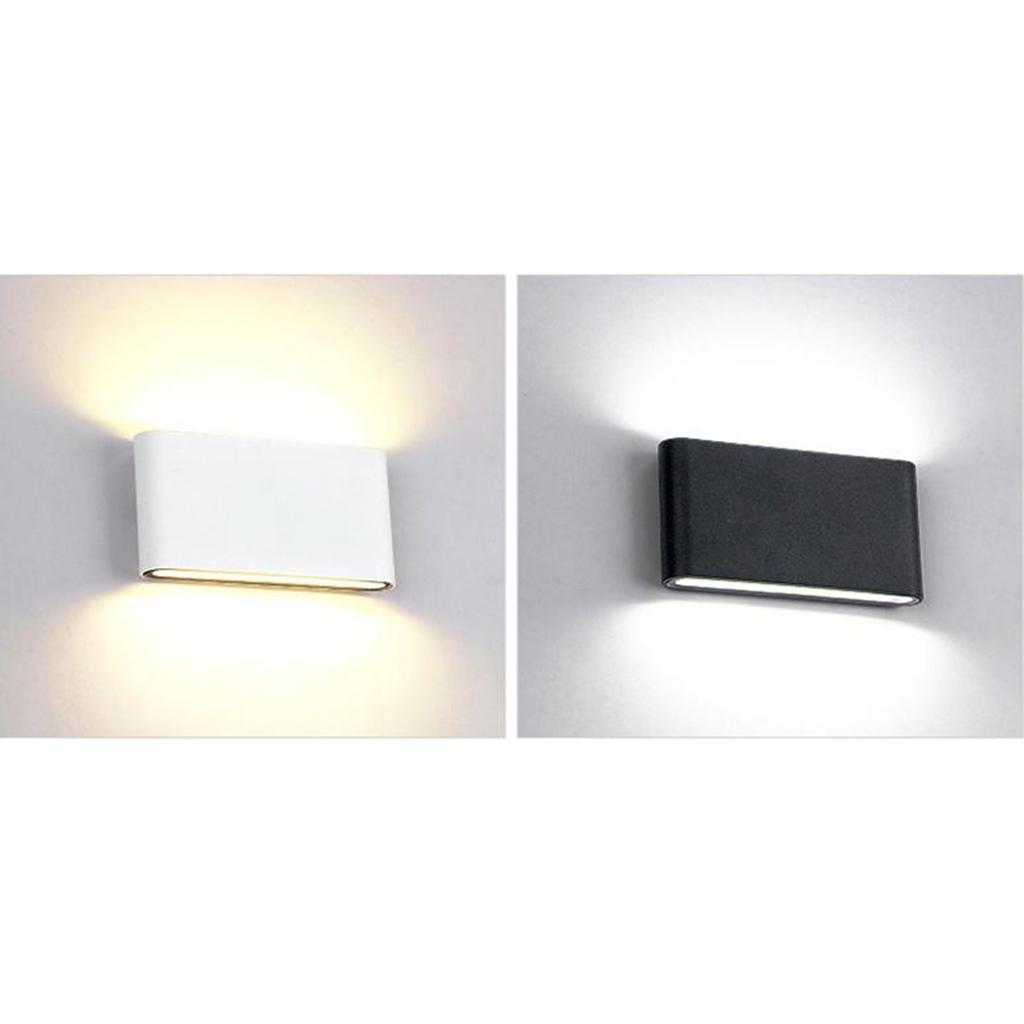 3000K Waterproof LED Up Down Wall Lamp Light Warm White 6W White