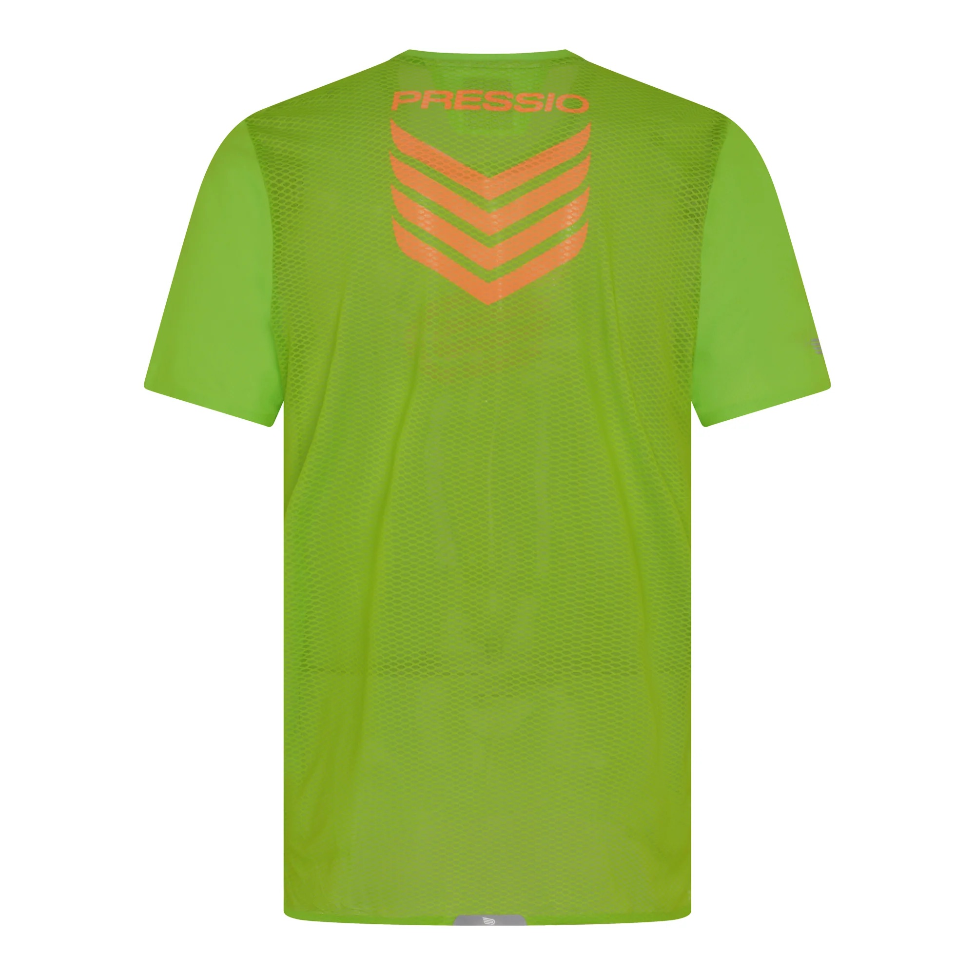 Áo Thun Chạy Bộ Nam Ngắn Tay Pressio - Men’s Run Elite Short Sleeve Top - Lime/Orange