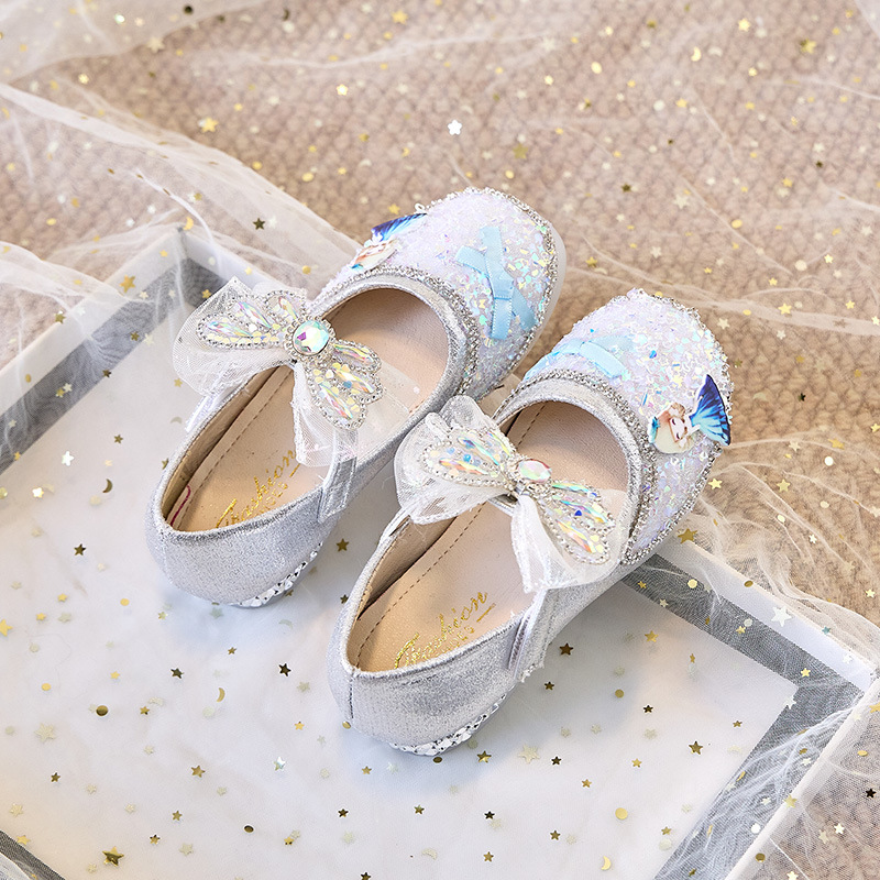Giày búp bê công chúa đính hạt lấp lánh cho bé gái size 26-37 hàng Quảng Châu cao cấp