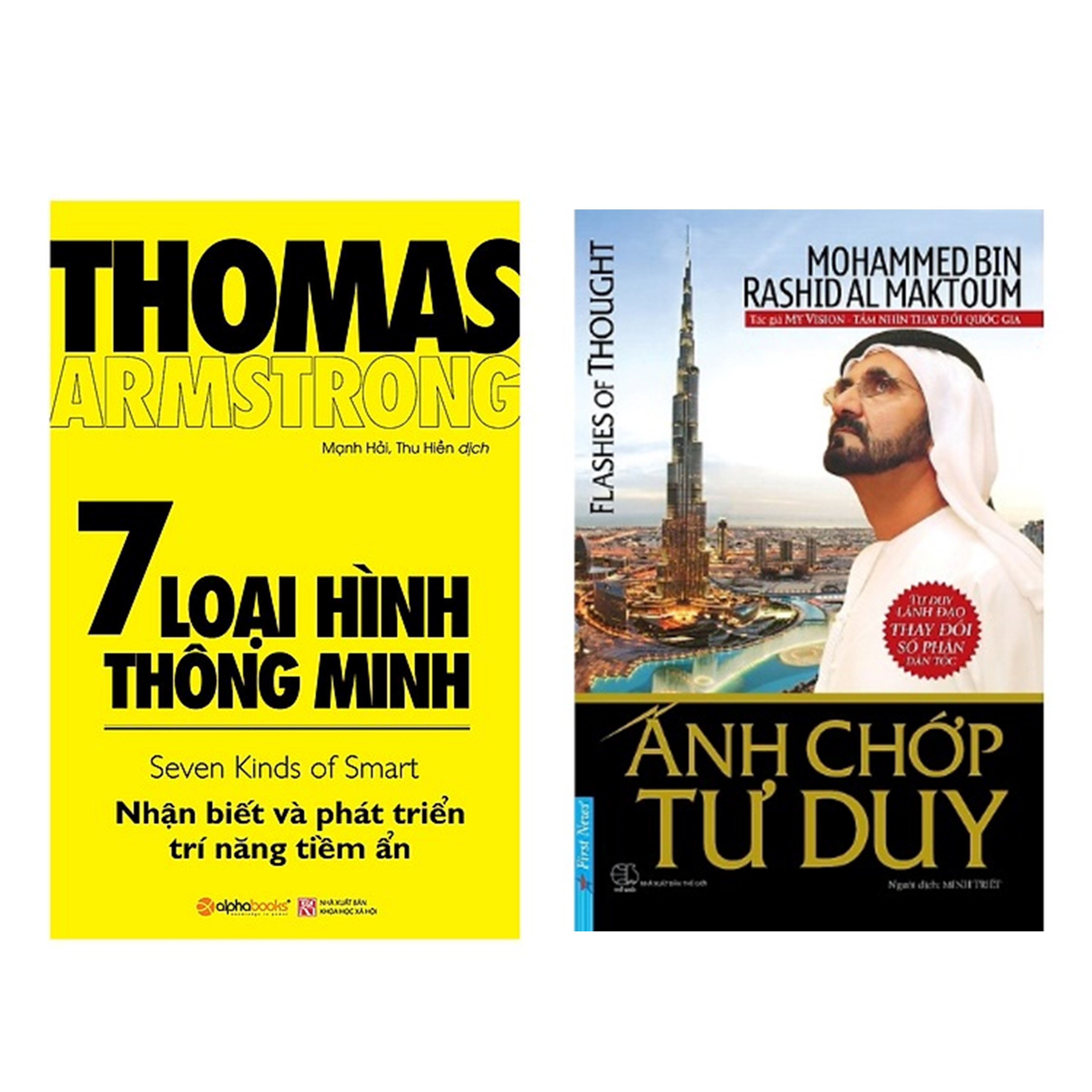 Combo Sách Kĩ Năng Sống: Ánh Chớp Tư Duy  + 7 Loại Hình Thông Minh