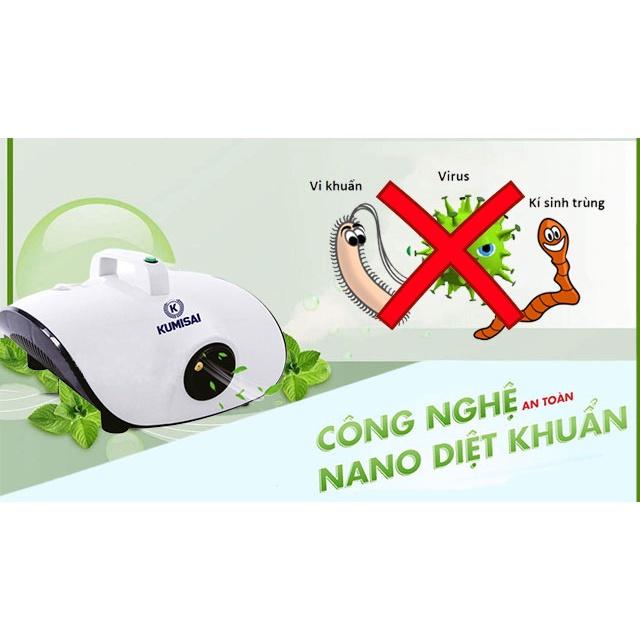 Máy khử mùi diệt khuẩn KUMISAI KMS - 2088 công suất 1500W