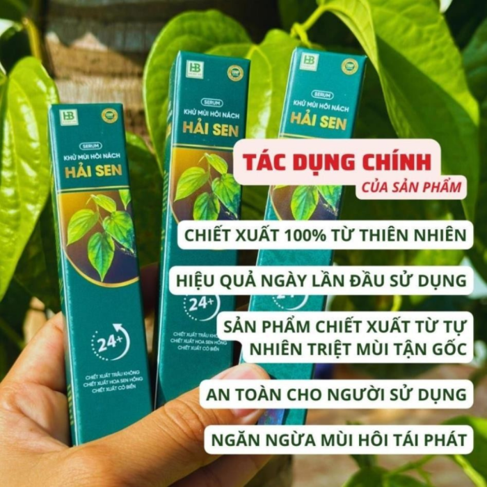 Xịt Khử Mùi Hôi Nách HẢI SEN, Khử Mùi Toàn Thân, Ngăn Tiết Mồ Hôi, Lưu Hương Suốt 24H