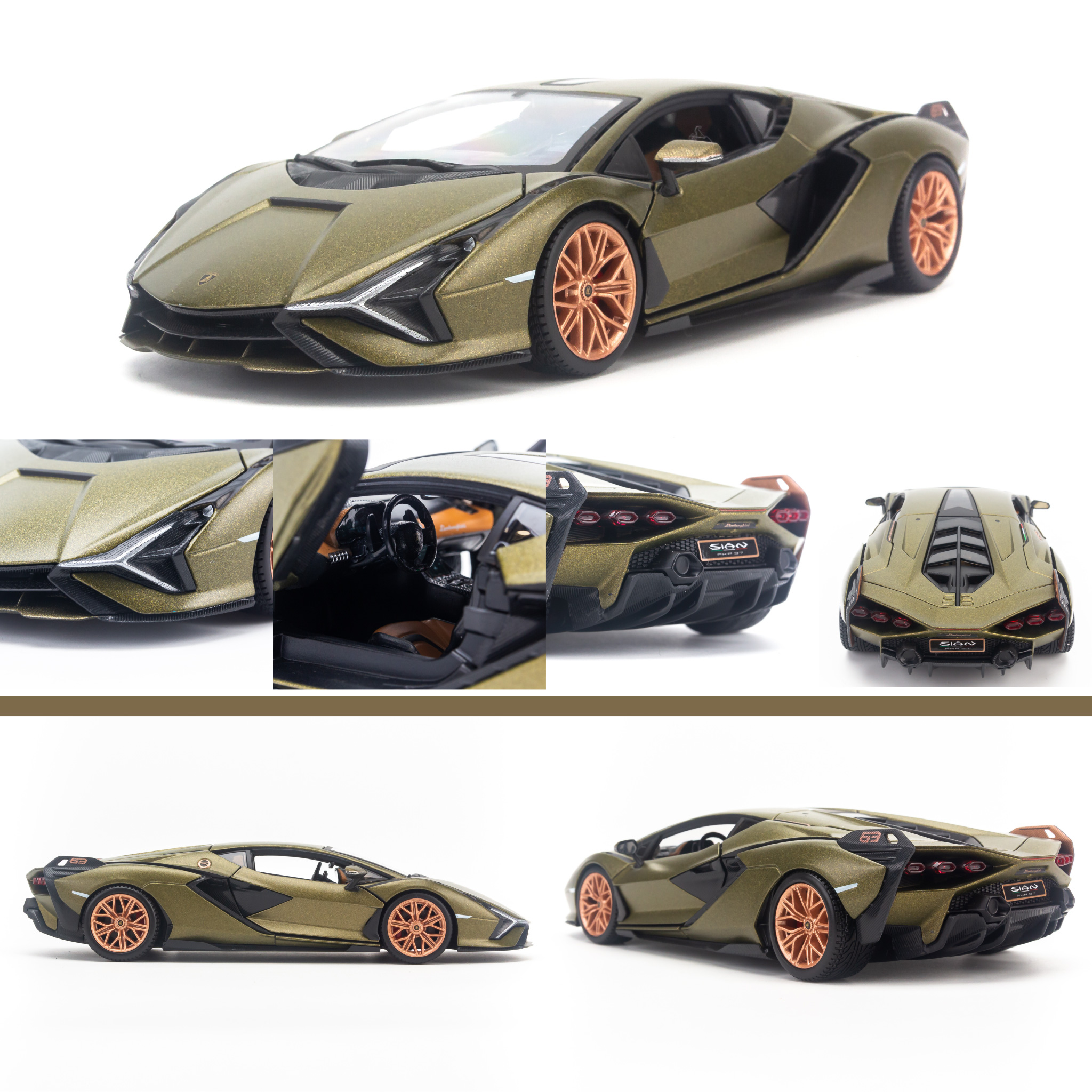 Mô hình xe Lamborghini Sián FKP 37 1:24 BBurago 18-21099