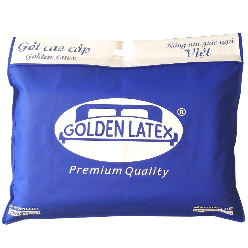 Gối Nằm Cao Su Thiên Nhiên Golden Latex 45x65cm