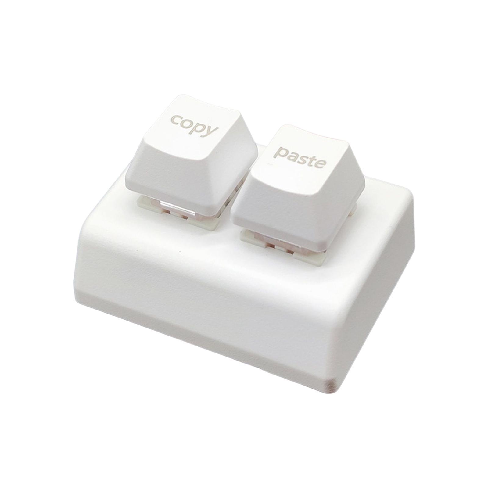 Copy and Paste 2 Key Keyboard Red Switches USB Mini 2 Key Keypad for Drawing