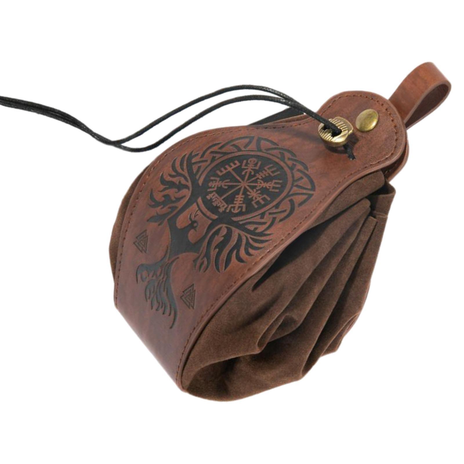 1PC Vintage Purse Accessories PU Leather Portable Waist Bag for Gift
