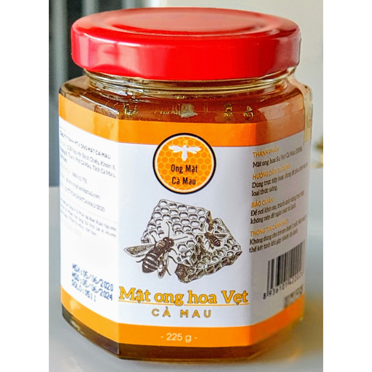 Mật Ong Hoa Vẹt Cà Mau 225g