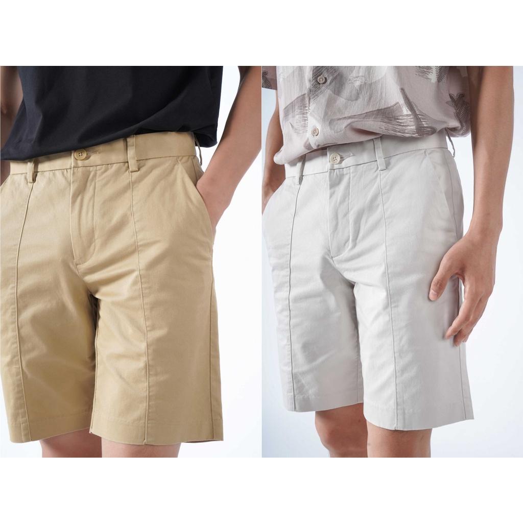 QUẦN SHORT KAKI rã thân trước. STRAIGHT FORM - 10S21PSH010 LASTORE MENSWEAR