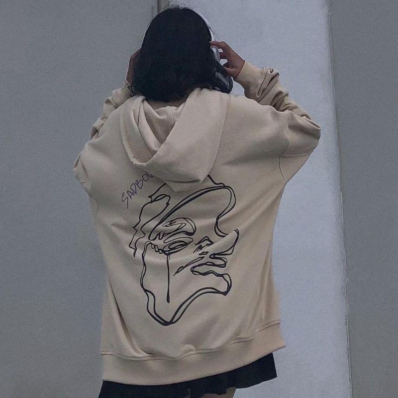 Áo khoác vintage sadstory hoodie Zipper áo khoác dây kéo sad boiz vintage sadboiz full tag Hany shop