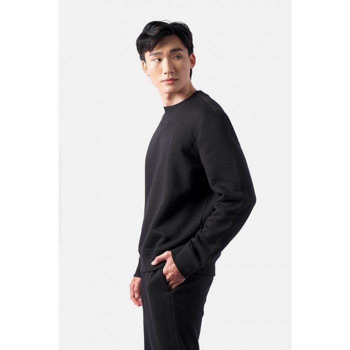 ÁO NỈ SWEATER NAM TAY DÀI THÊU LOGO FORM REGULAR - 10F22SWE001 | LASTORE MENSWEAR