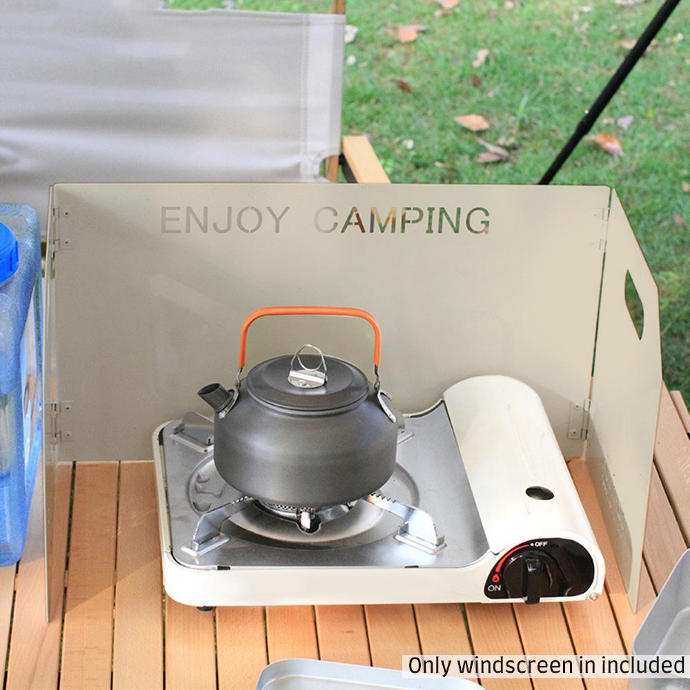 Miếng chắn gió cho bếp gas, bếp lò ắm trại kép kín với túi đựng