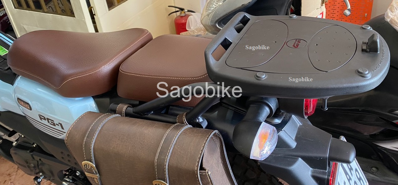 Thùng xe PG-1 thùng givi B32N Bold kèm đế MP60N, ốc gắn và baga PG 1 - Hàng givi chính hãng, bảo hành 2 năm