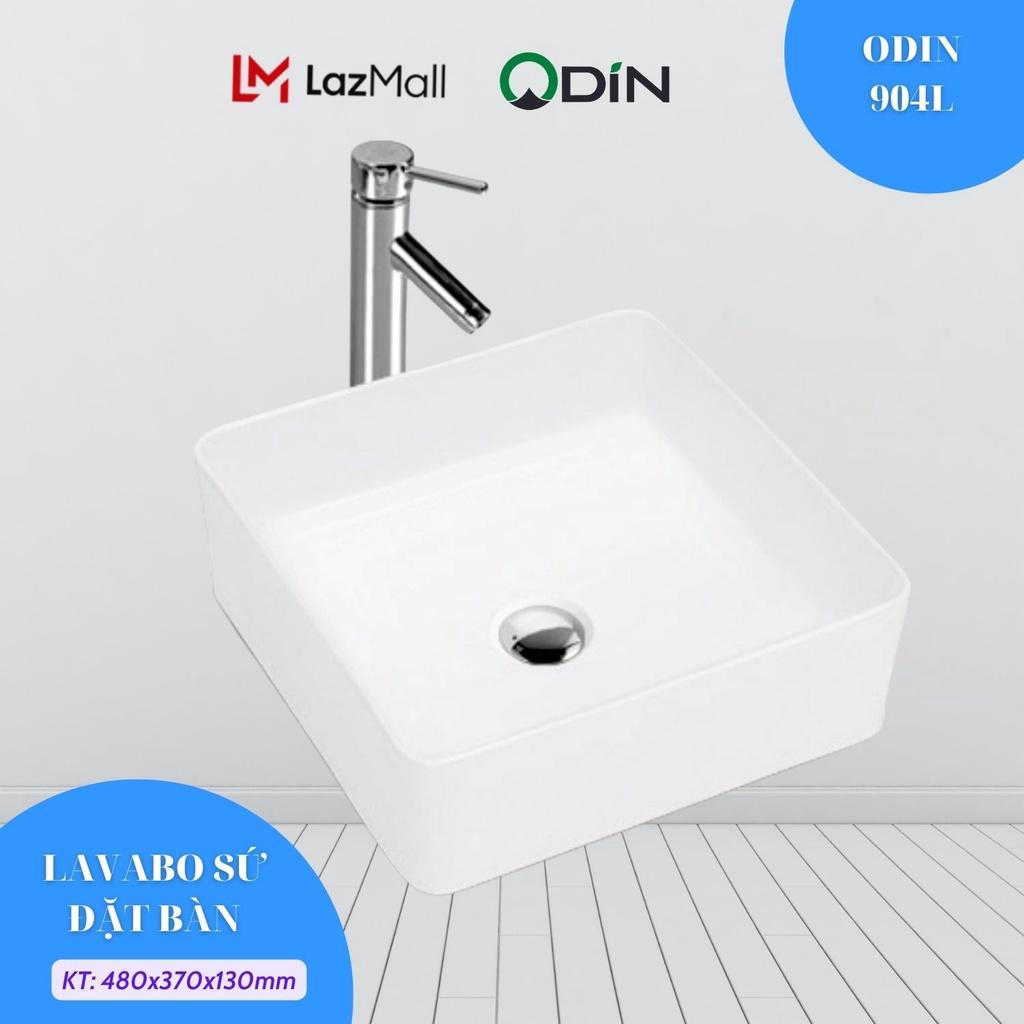 Lavabo sứ giọt nước để bàn ODIN 909L