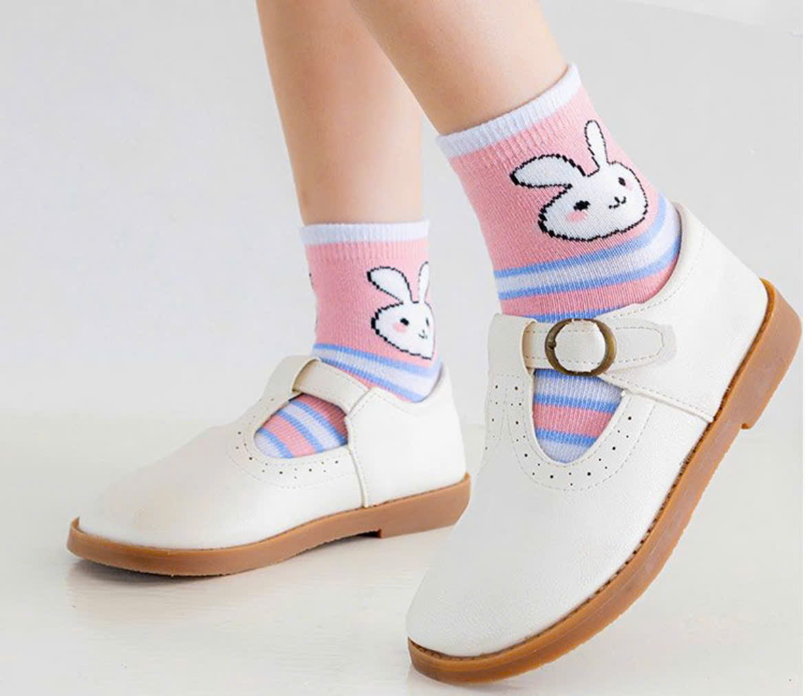 SET 5 ĐÔI TẤT VỚ 37 DỄ THƯƠNG TỪ 1-12 TUỔI DÀNH CHO BÉ GÁI