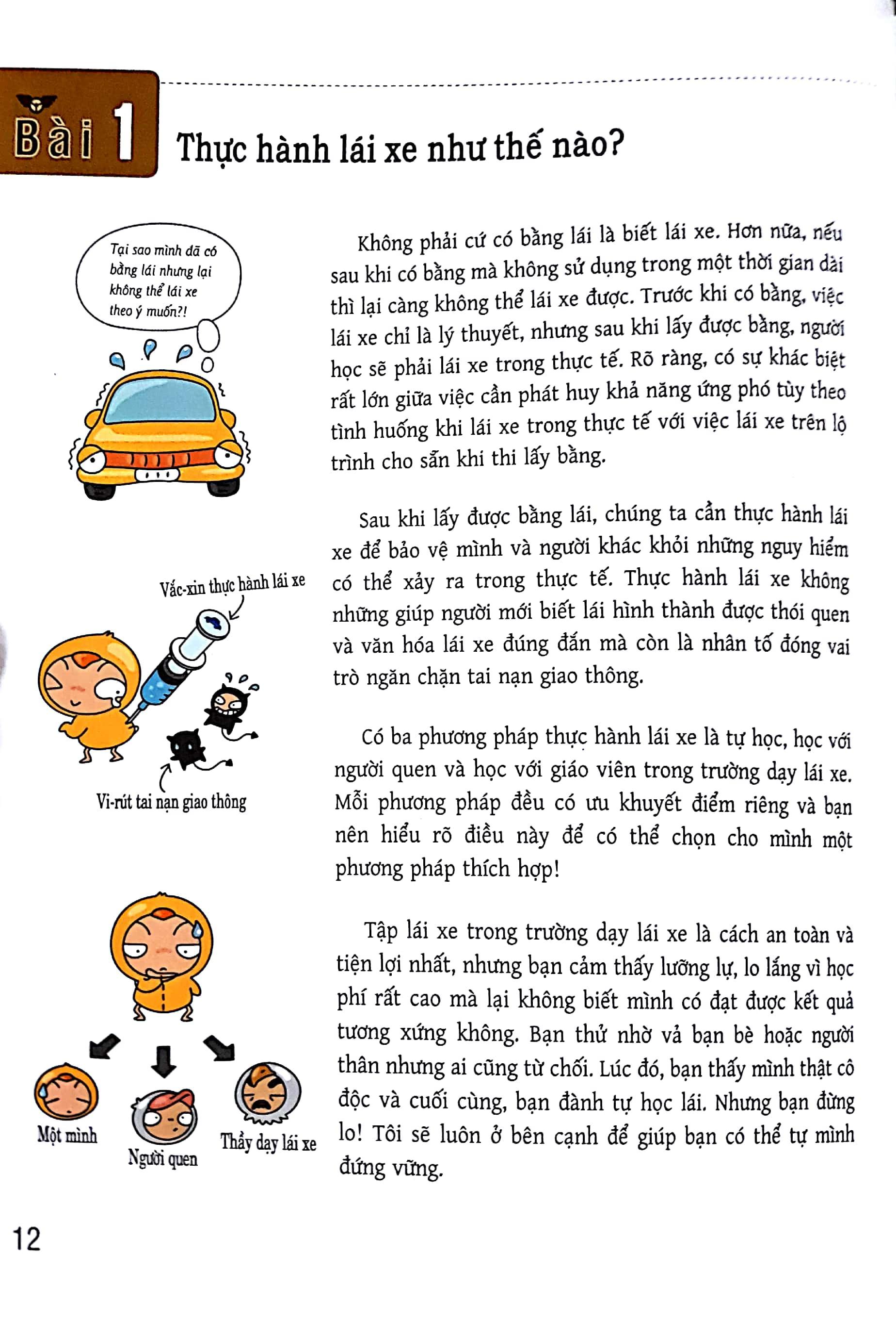 Sách Giáo Trình Thực Hành Lái Xe Cơ Bản