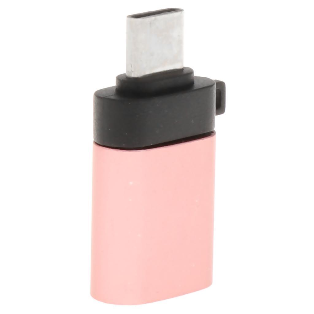 Type C to USB 3.0 OTG Cable Adapter USB C Converter for Samsung Rose Gold