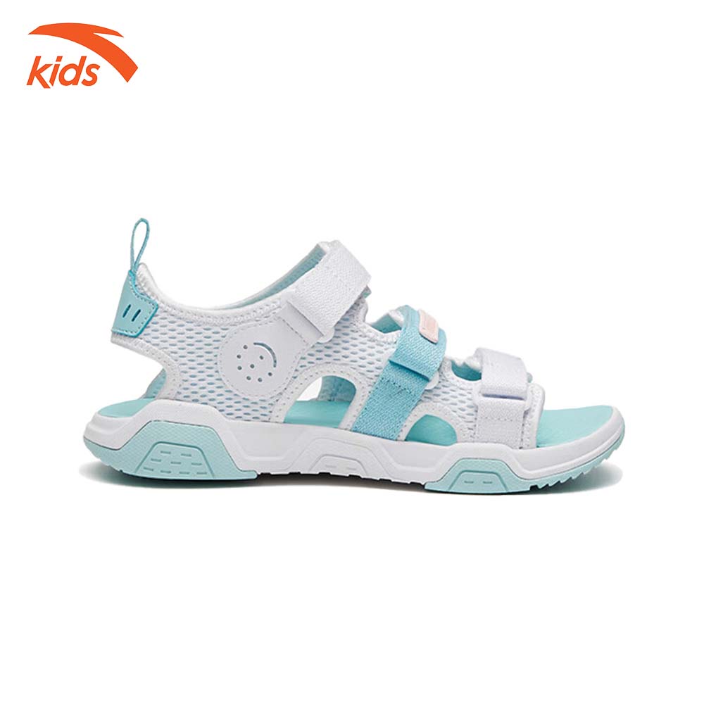 Sandals thời trang thể thao bé gái Anta Kids siêu nhẹ, quai dán tiện lợi, thoáng khí W322326921