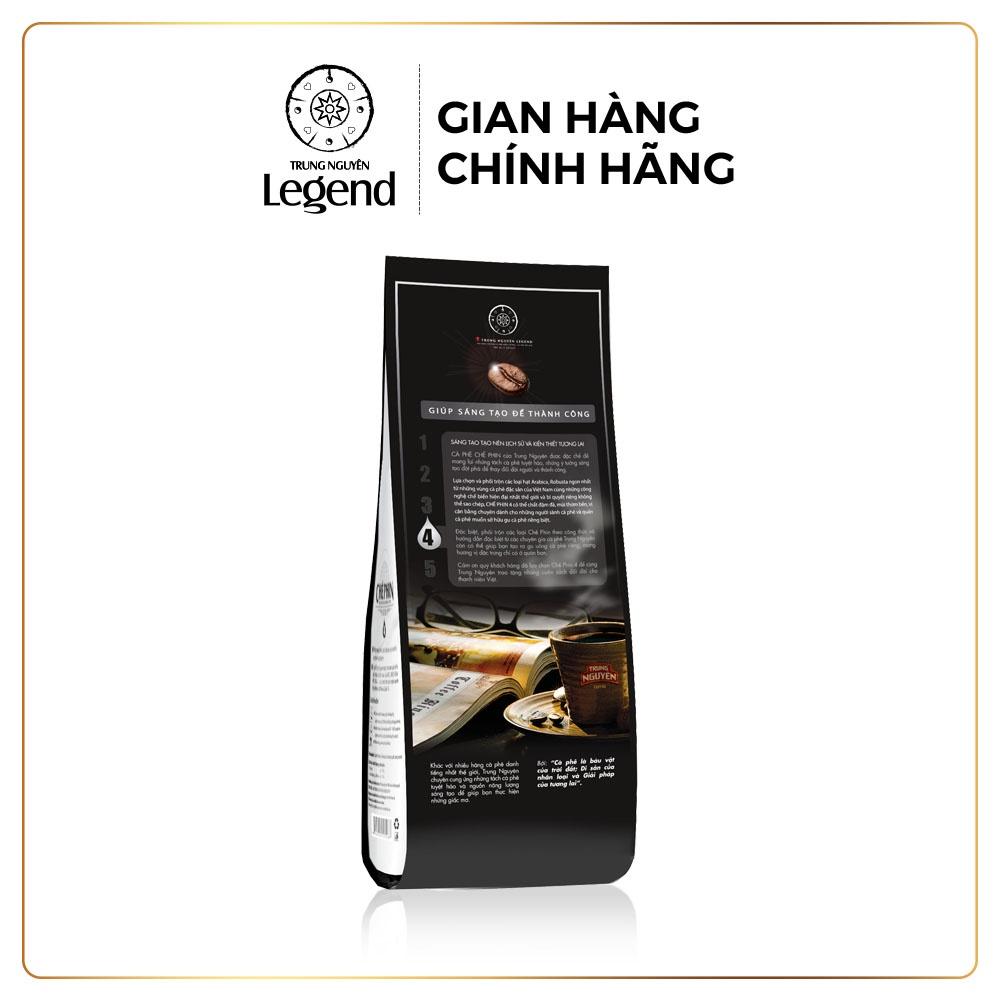 Cà phê Rang Xay Chế Phin 4 - Trung Nguyên Legend - 500gr - Arabica, Robusta, Catimor, Excelsa