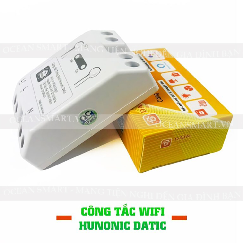 Công Tắc Thông Minh, Công Tắc Wifi Giá Rẻ Hunonic Datic Basic - DTBS01