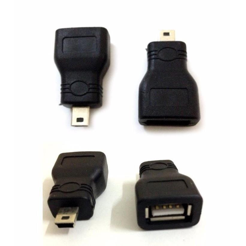 Đầu OTG mini USB cho ô tô kết nối USB ca nhạc