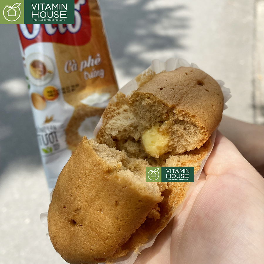 Combo 5 Bánh Bông lan tươi Otto Cà phê trứng 38g