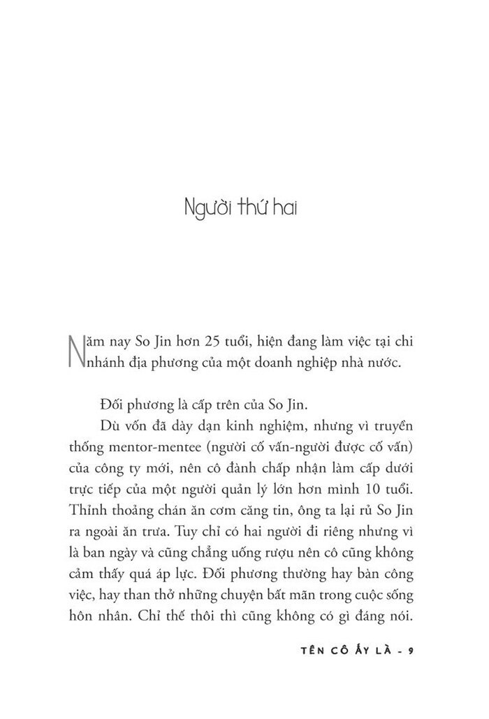Tên Cô Ấy Là - Cho Nam Joo