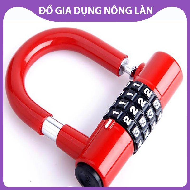 Ổ khóa chữ U mini 4 mã số bảo đảm an toàn cho tài sản NL Shop