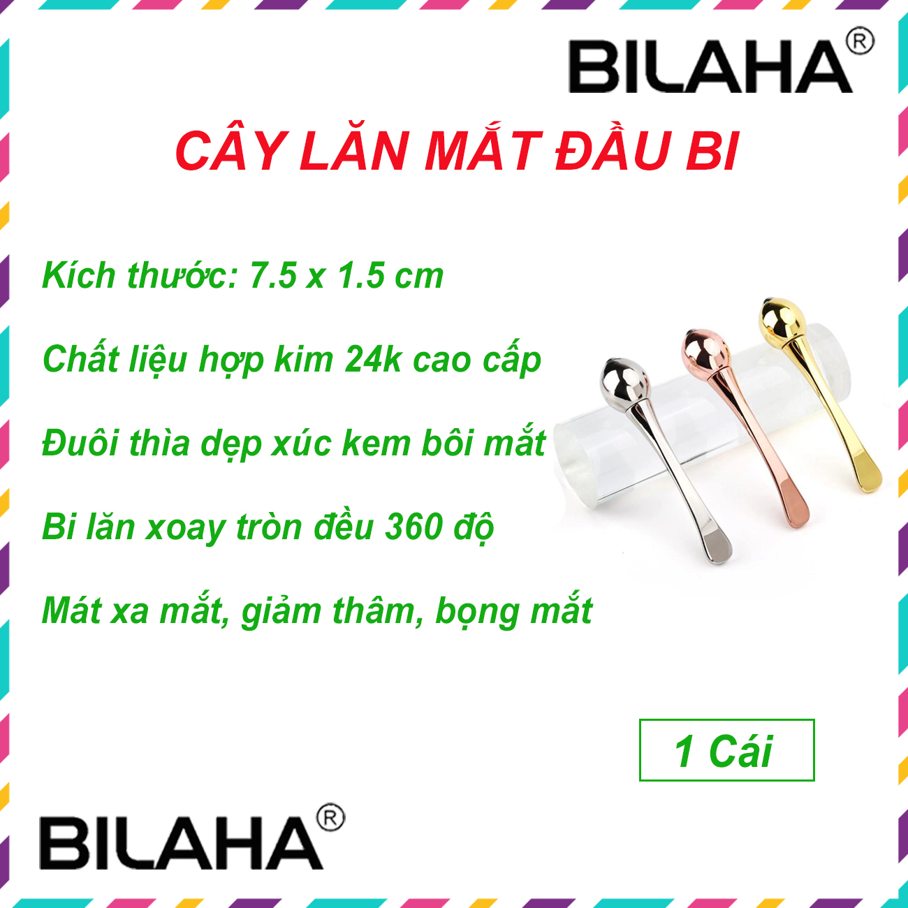 Máy massage rung đa vị trí Beauty Gold 24k Loại Tốt Nhất Giảm Stress Thư Giãn Hiệu Quả (Tặng Pin AA) (Hàng Chính Hãng)