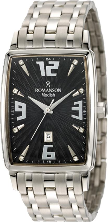Đồng Hồ Nam Dây Thép Không Gỉ 316L Romanson DM5127MWBK - Đen