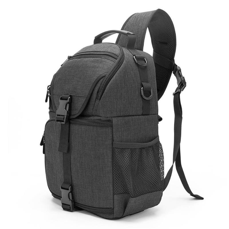 Túi Máy Ảnh Đa Chức Năng фоторюкзак Ba Lô Đựng Túi Đeo Chéo Túi Nylon Chống Thấm Nước Cho Túi Máy Ảnh DSLR Màu sắc: Đen