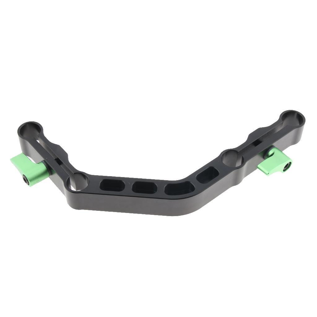 DSLR Rig    Support with 1/4" 3/8" Thread for 15mm  Black