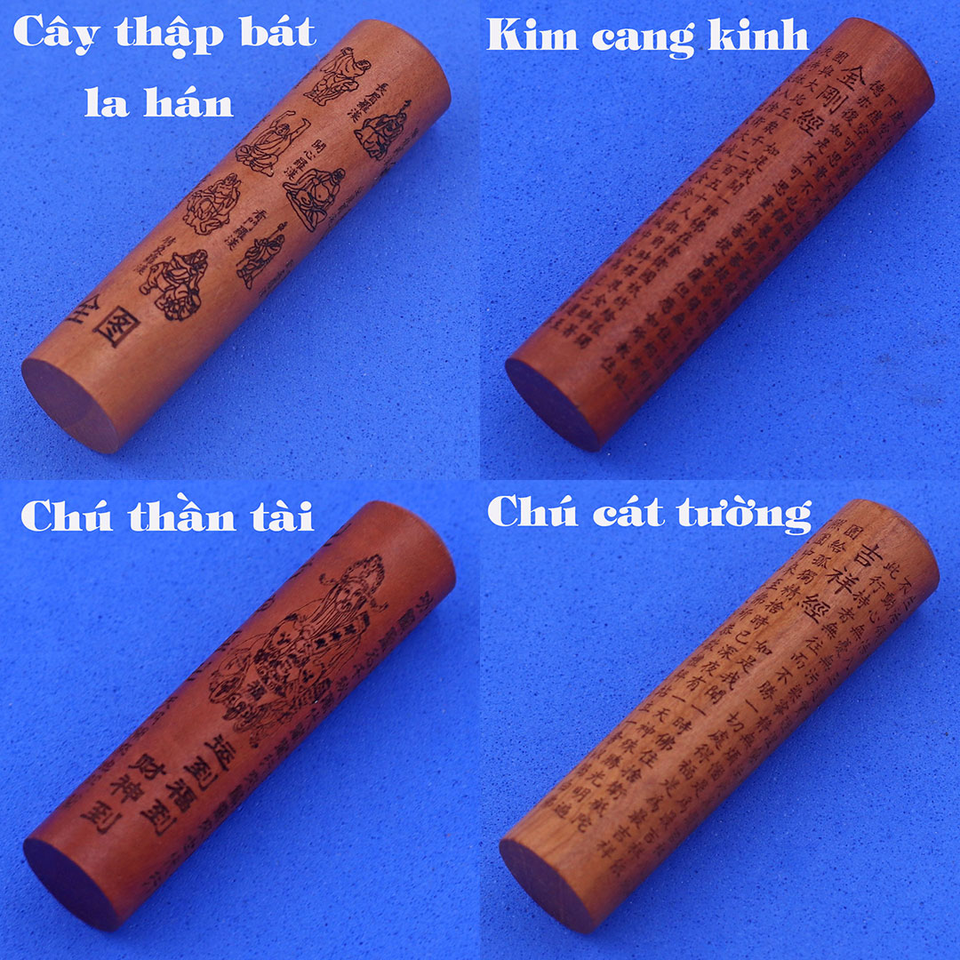 Mặt dây chuyền Kinh kim cang 2 trang kinh sách ( 2.5cm x 4.1cm/ trang ) kèm vòng cổ dây dù