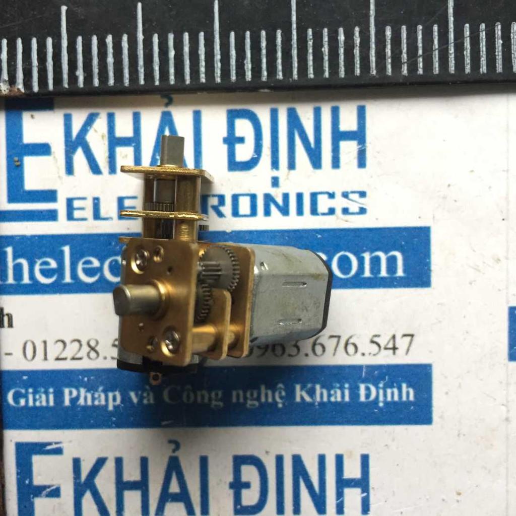 Động cơ giảm tốc N20 5-9V670-1200RPM trục D 3mm 10g kde3483