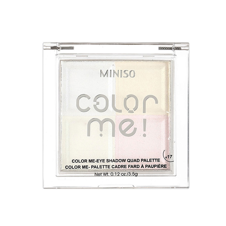Phấn mắt Miniso Color Me-QUAD PALETTE - Hàng chính hãng