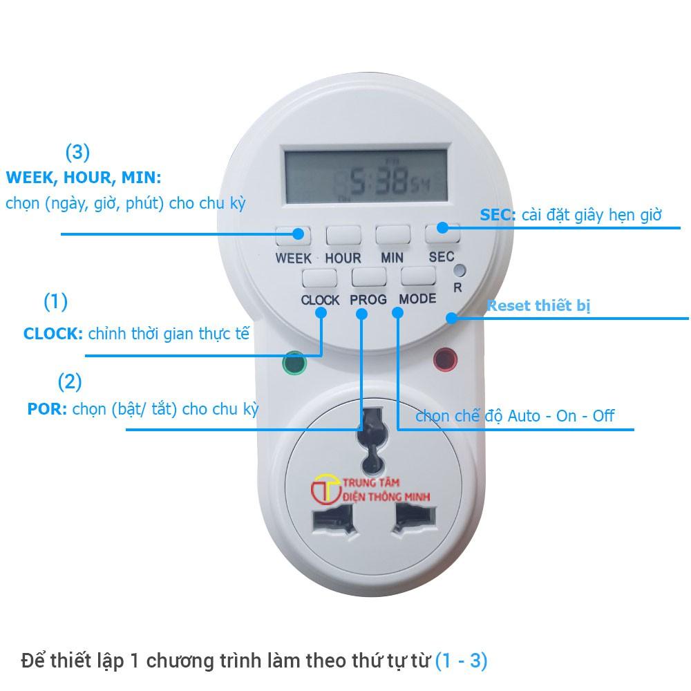 Bộ chuông hẹn giờ báo làm việc cho trường học, nhà xưởng