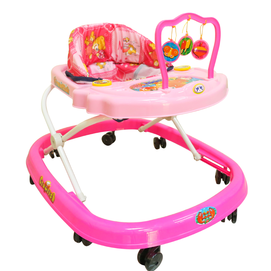 Xe Tập Đi Trẻ Em Nhựa Chợ Lớn L3 Con Tôm (Không Nhạc) - Dành Cho Bé Từ 6 - 12 Tháng - M1390A-XTĐ