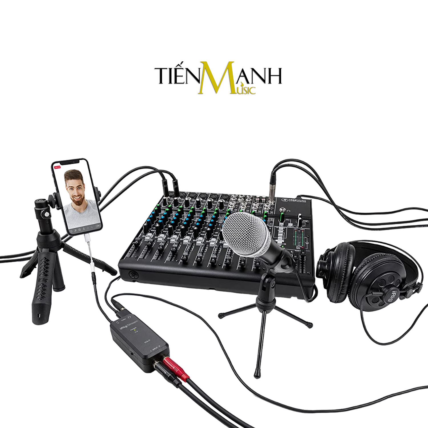 [PK Được] Soundcard Thu Âm LiveStream IK Multimedia iRig Stream Solo Mono - Box Live Hàng Chính Hãng