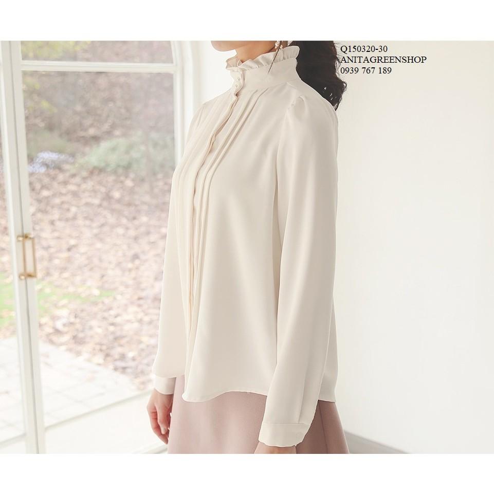 Q150320 ÁO SƠ MI VOAN DÀI TAY