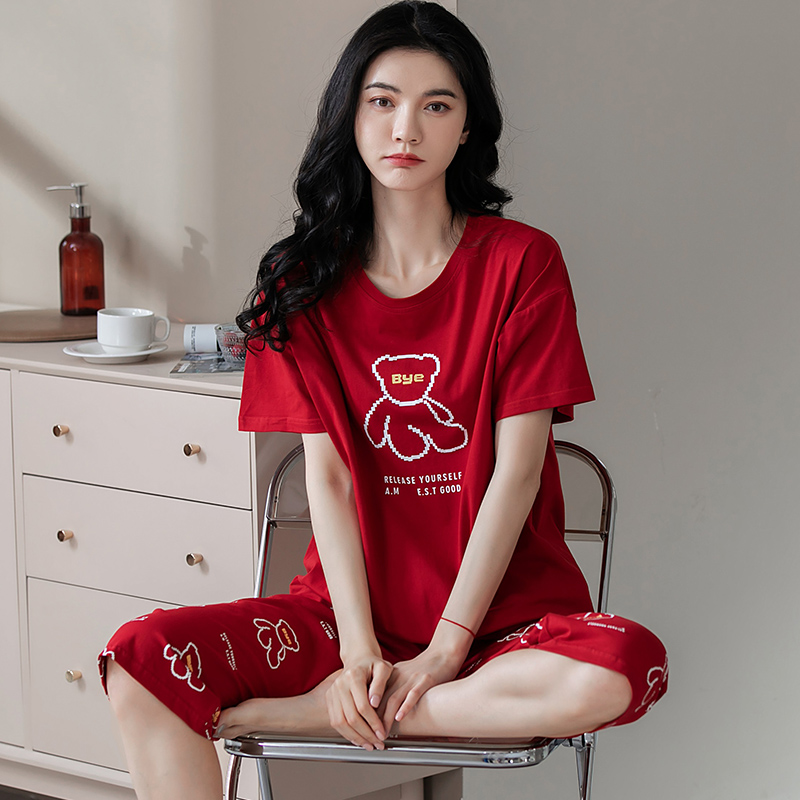 Quần áo mặc nhà cotton 5557