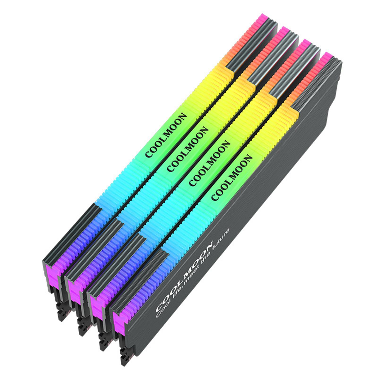 Aluminum Alloy DDR Memory RAM Cooler Radiator for DDR2 DDR3 DDR4DIY PC