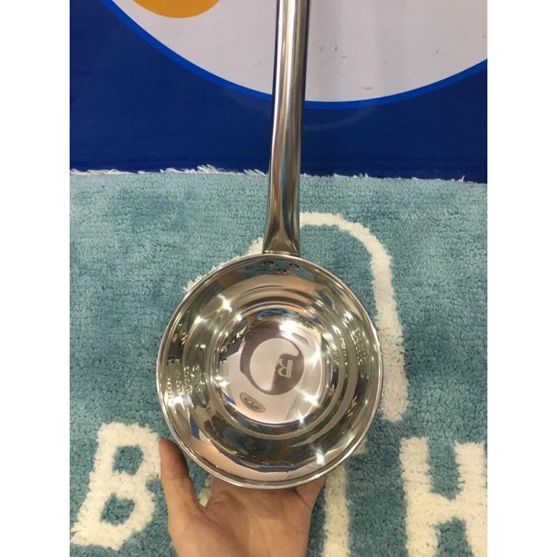 Gáo phở inox cán nhựa dài