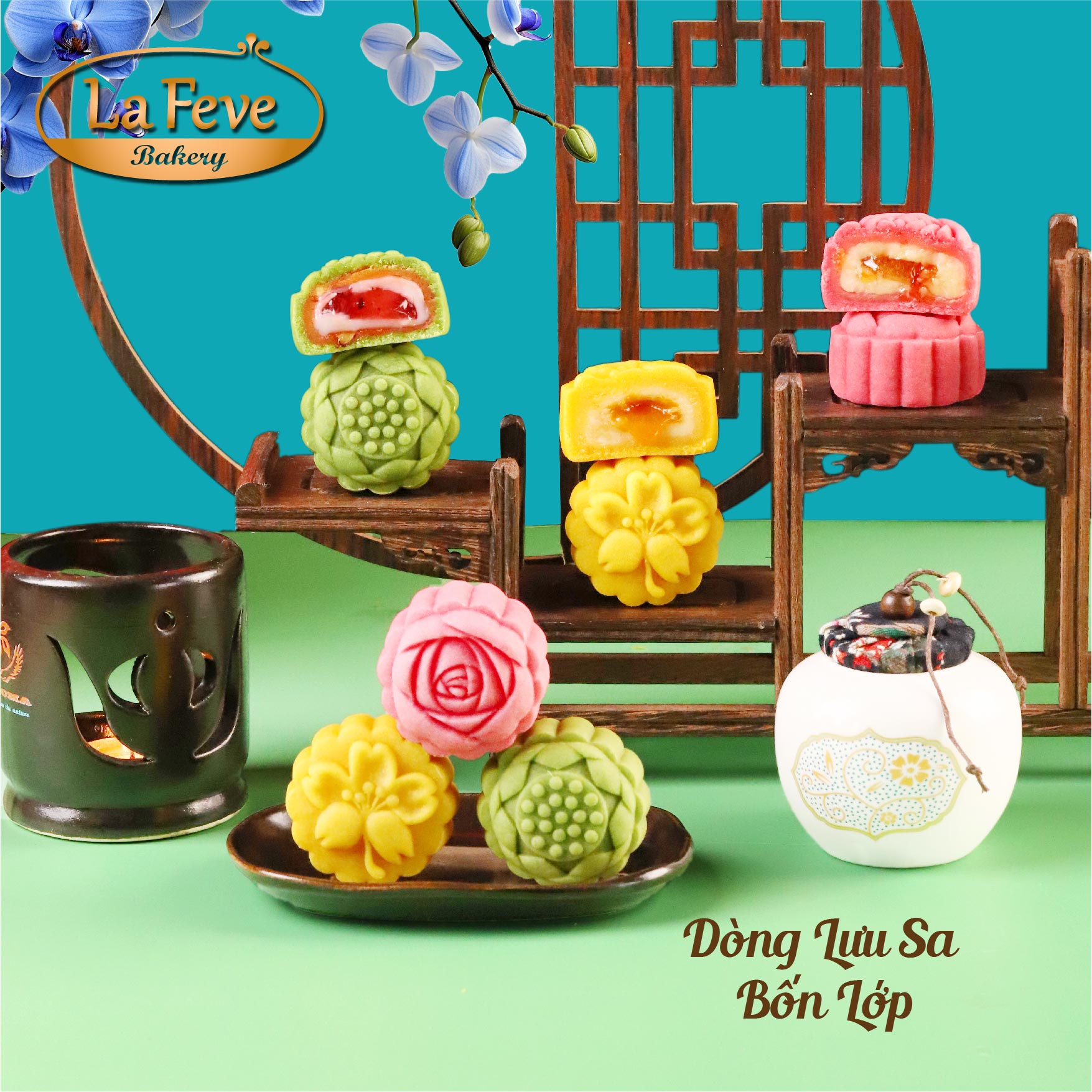 Bánh Trung Thu Lafeve - Lễ Hộp OL02