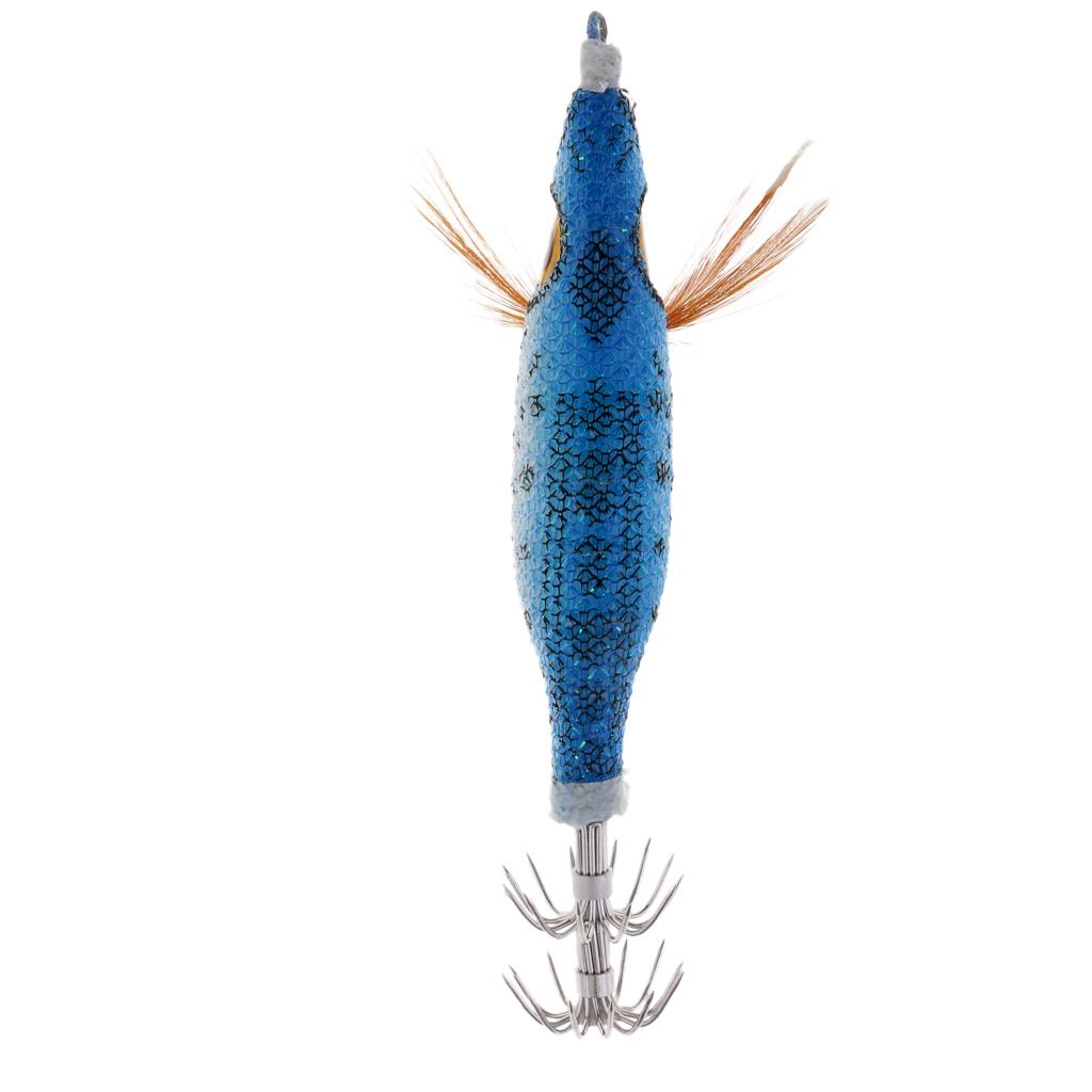 Luminous Squid Jig Hook Lifelike 3D Eyes Bionics Shrimp Fishing Lure