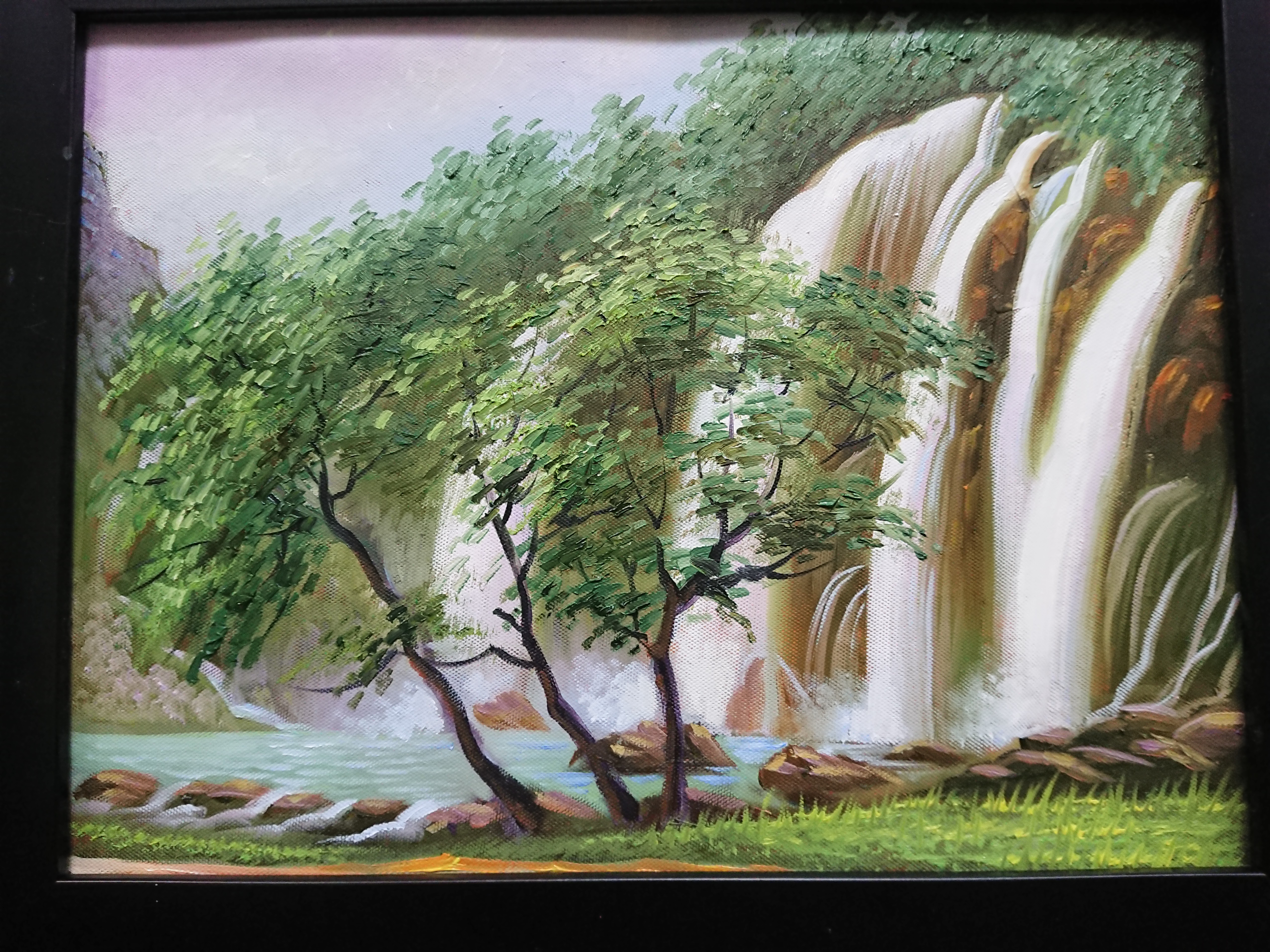 Tranh Treo Tường  - Thác Nước 30x40cm
